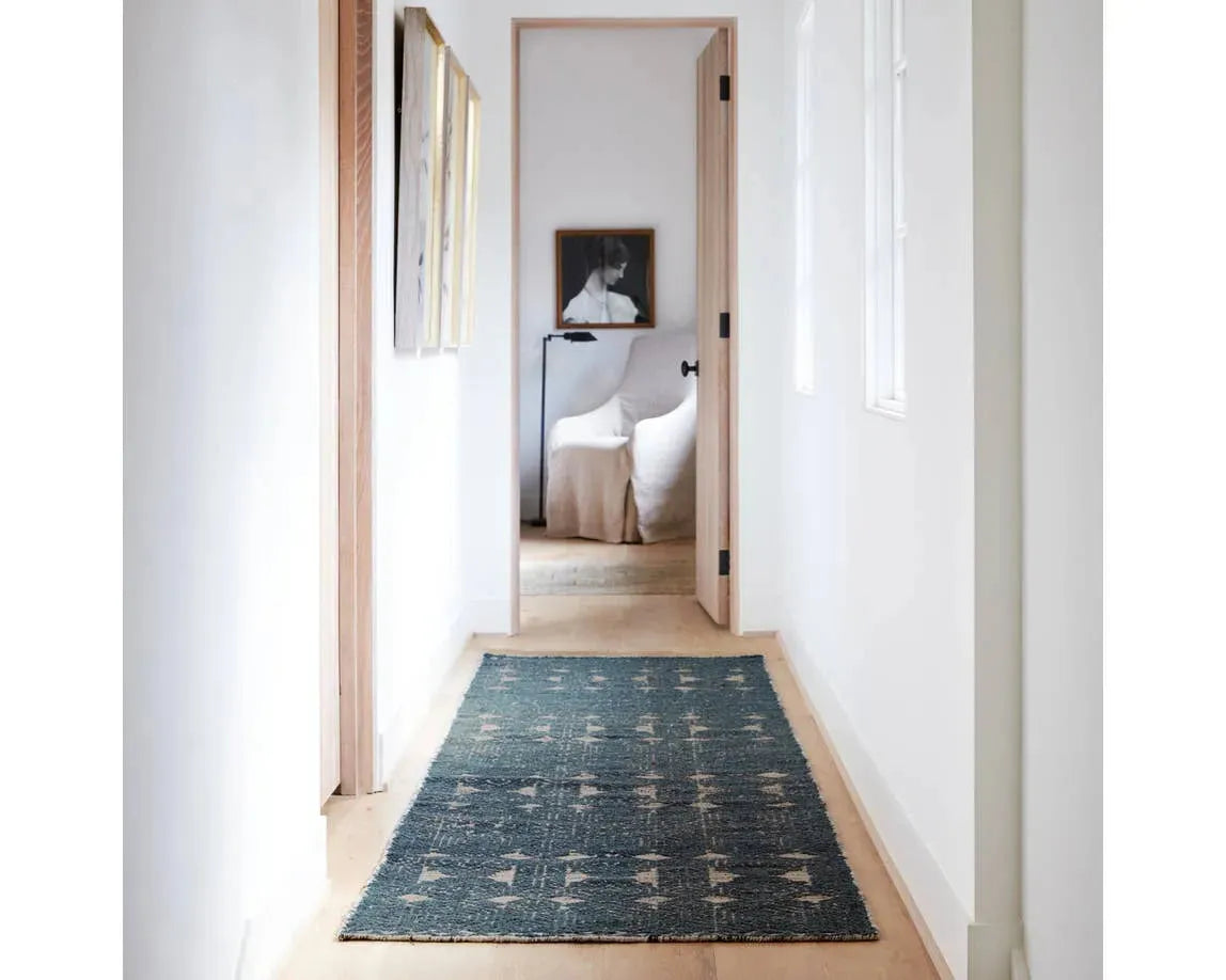 Reign REI02 Abelle Teal / White Rug