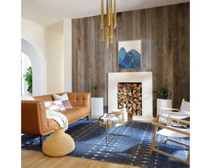 Reign REI02 Abelle Teal / White Rug