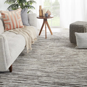 Reign Rei13 Ramsay Dark Gray/Ivory Rug