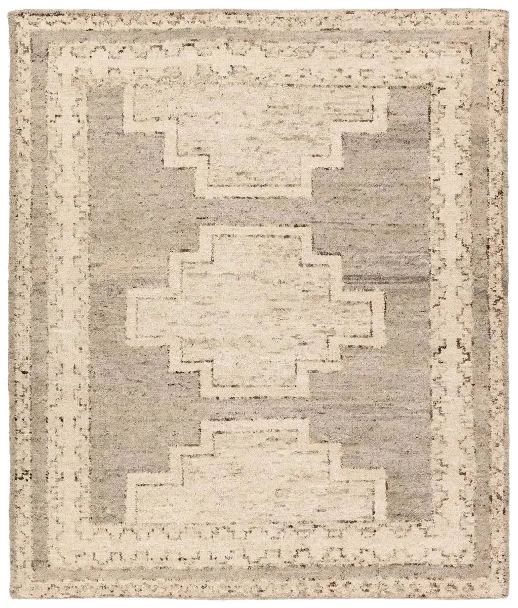 Repose RPS02 Ivory/Brown Rug