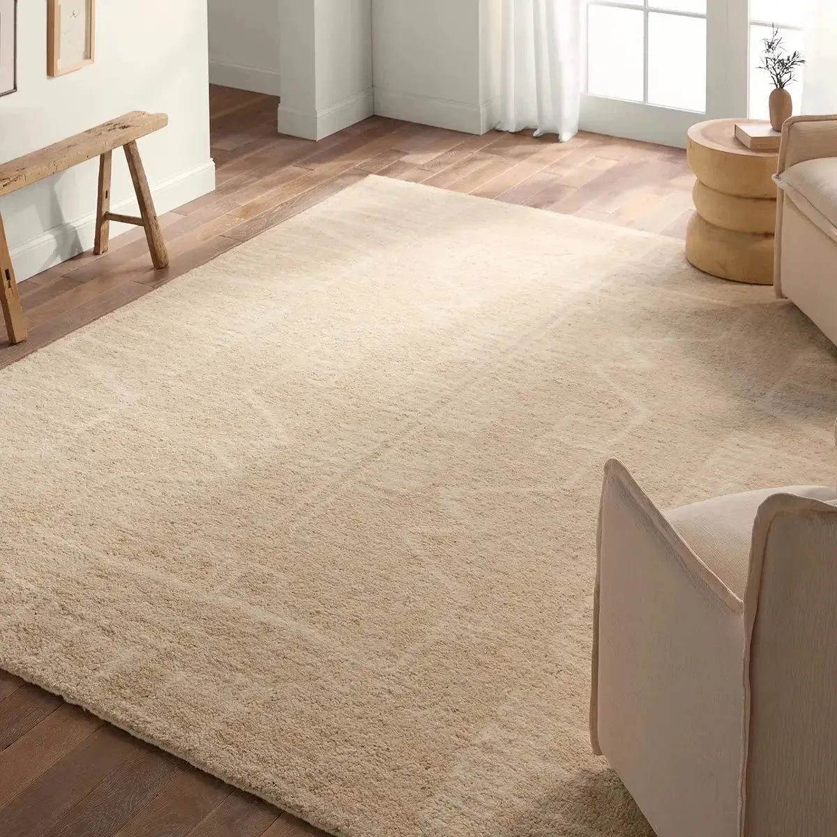 Repose RPS03 Ivory/Beige Rug