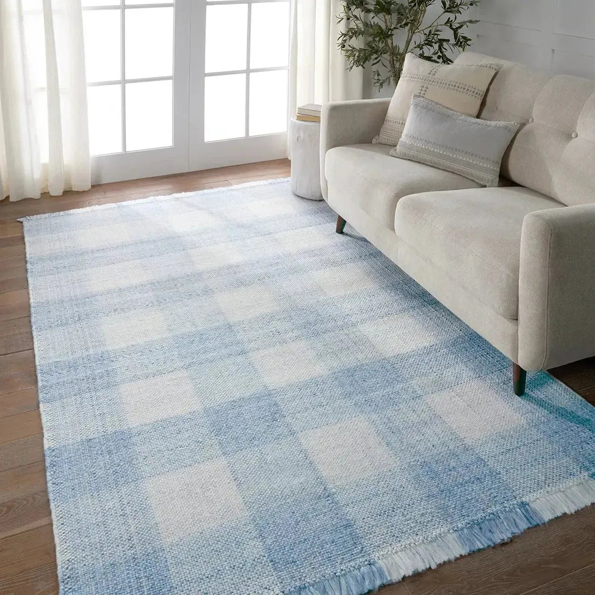 Respite RSP01 Light Blue/Ivory Rug