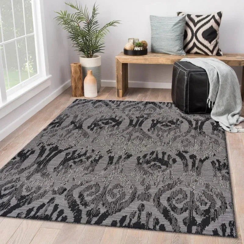 Retreat 81608BKG Black/Grey Rug