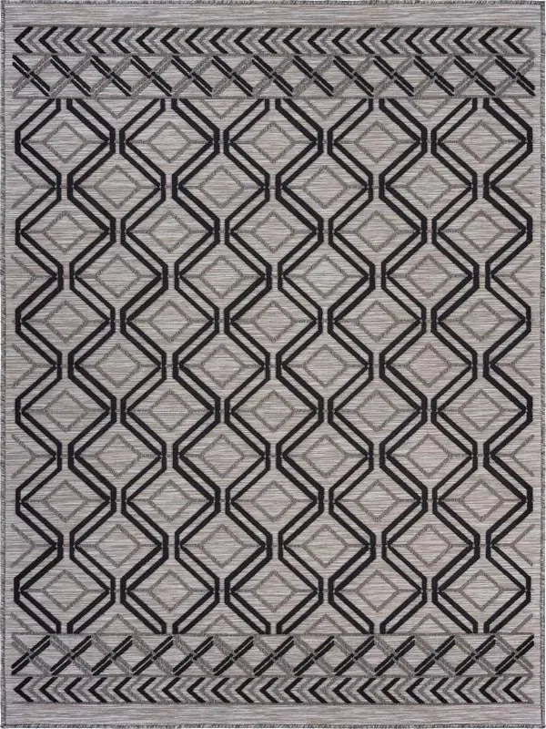 Retreat Lr81600 Black/Cream/Tan Rug