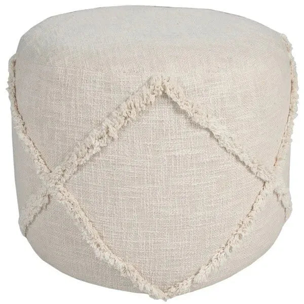 Revelation 34054BEI Beige Pouf