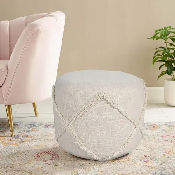 Revelation 34054BEI Beige Pouf