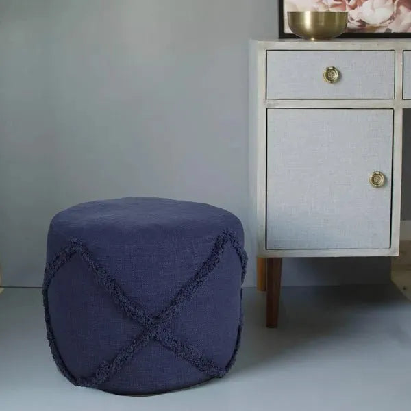 Revelation 34056NAV Navy Pouf