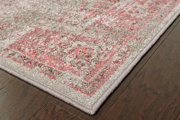 Revival 6330F Grey Pink Rug