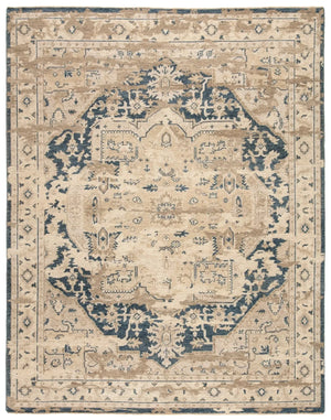 Rhapsody RHA01 Cadenza Beige/Dark Blue Rug