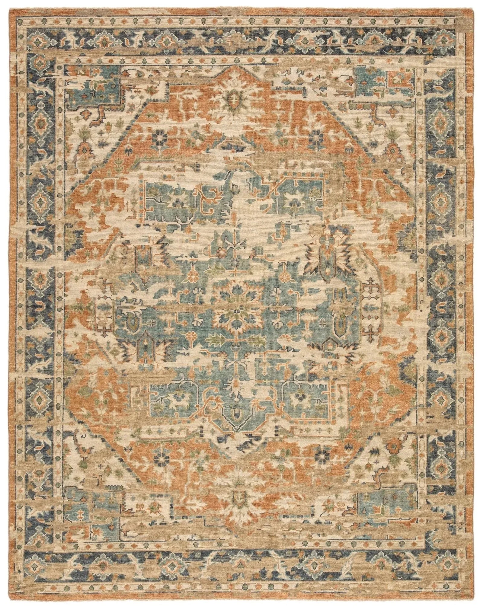 Rhapsody RHA02 Cadenza Orange/Blue Rug