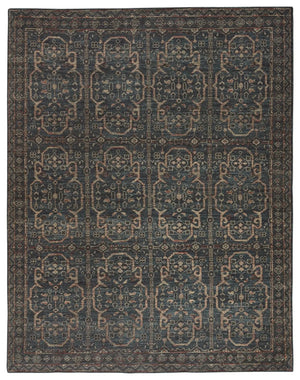 Rhapsody Rha06 Reynir Blue/Red Rug