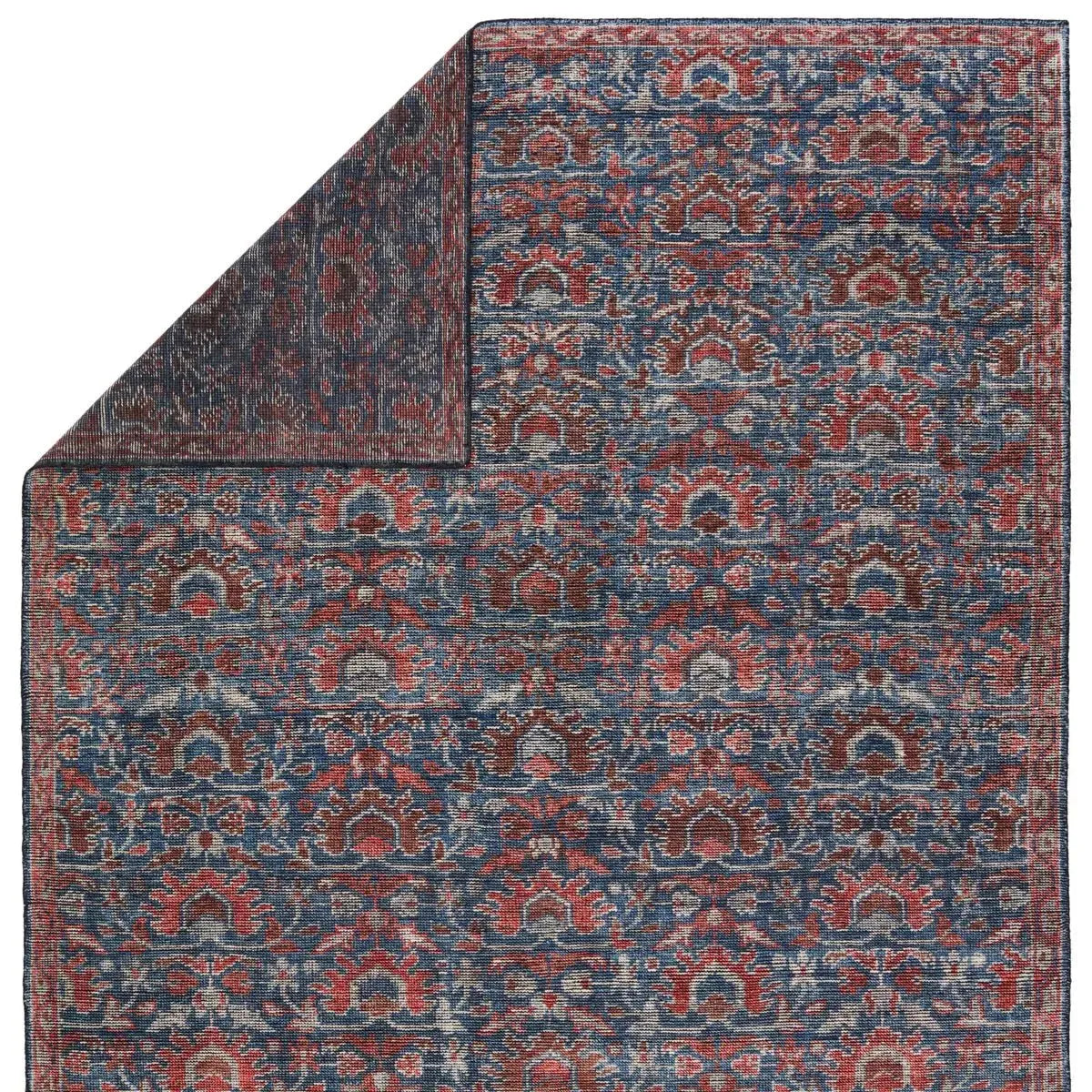Rhapsody RHA10 Red/Blue Rug