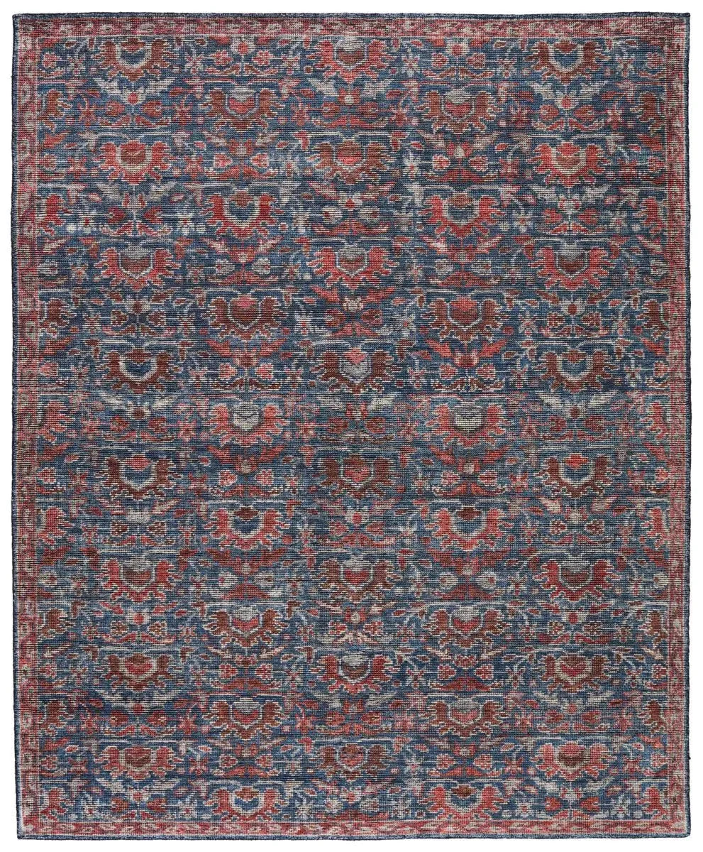 Rhapsody RHA10 Red/Blue Rug