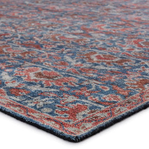 Rhapsody RHA10 Red/Blue Rug
