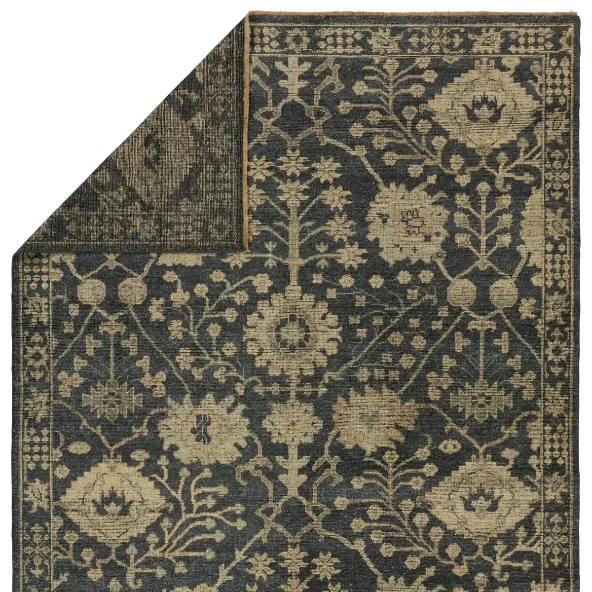 Rhapsody RHA14 Dark Grey/Khaki Rug