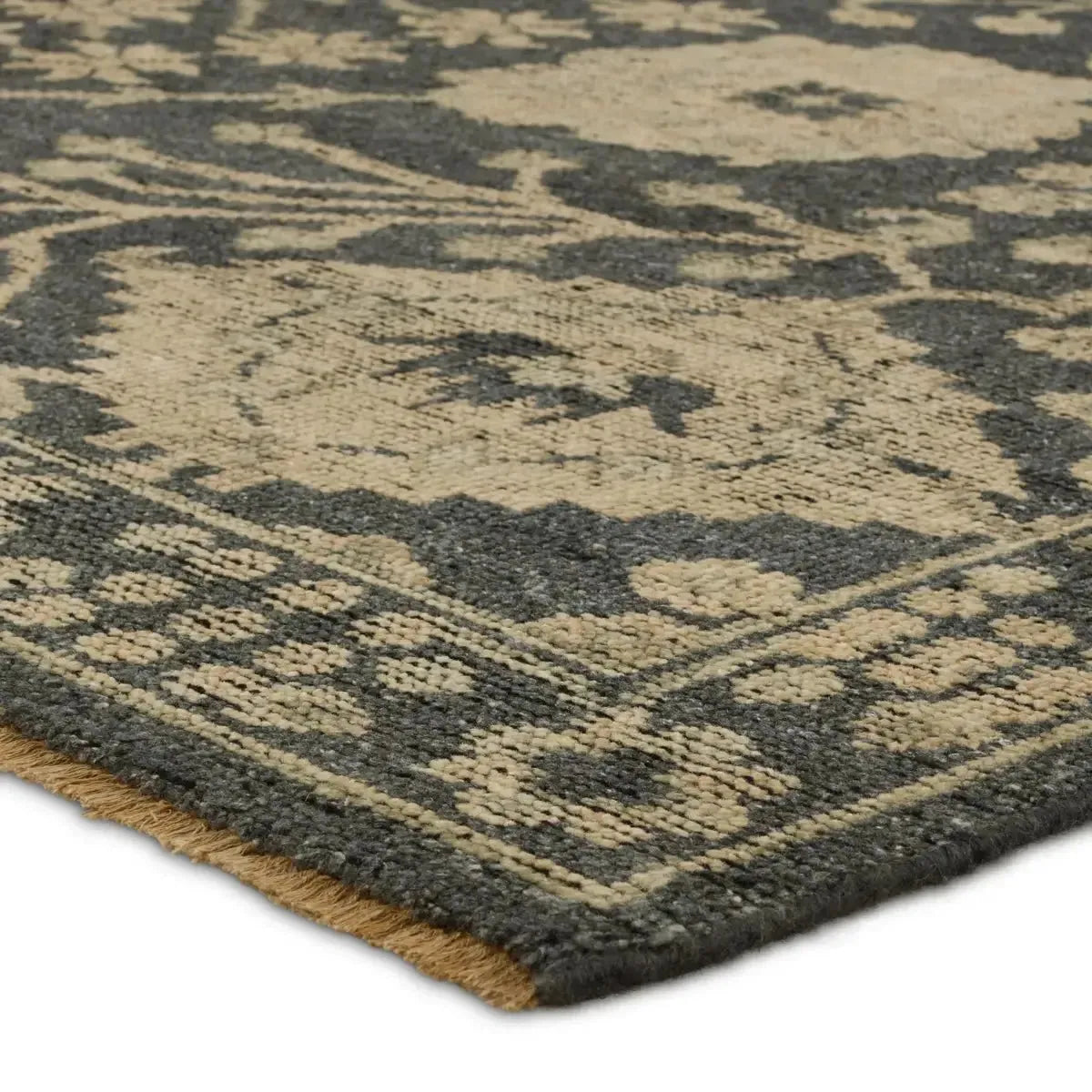 Rhapsody RHA14 Dark Grey/Khaki Rug