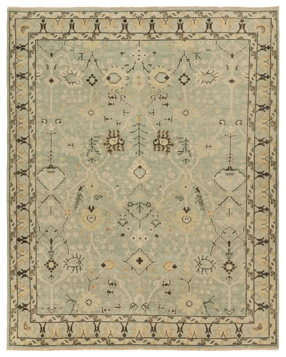 Rhapsody RHA19 Light Blue/Tan Rug