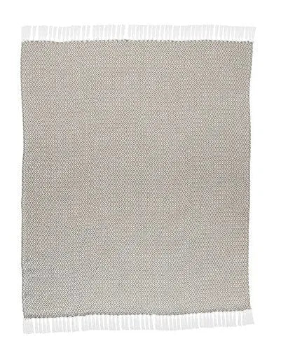 Rhombus 80180BEW Beige/White Throw Blanket