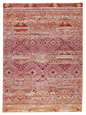 Rhythmik By Nikki Chu By Nikki Chu Rhn05 Sax Pink/Orange Rug
