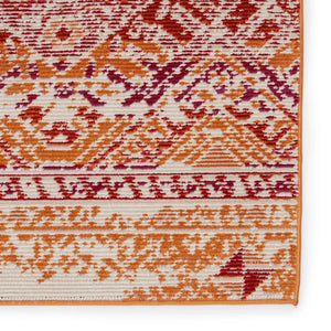 Rhythmik By Nikki Chu By Nikki Chu Rhn05 Sax Pink/Orange Rug