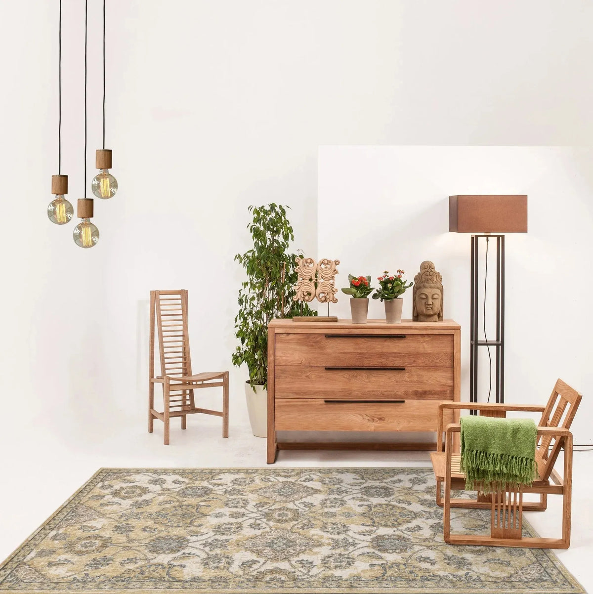 Ria 6820 Sofia Ivory Sand Rug