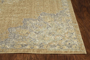 Ria 6824 Elegance Coffee Rug