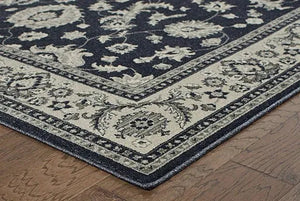 Richmond 117H Charcoal / Ivory Rug