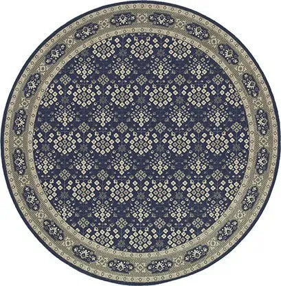 Richmond 119B Navy / Grey Rug