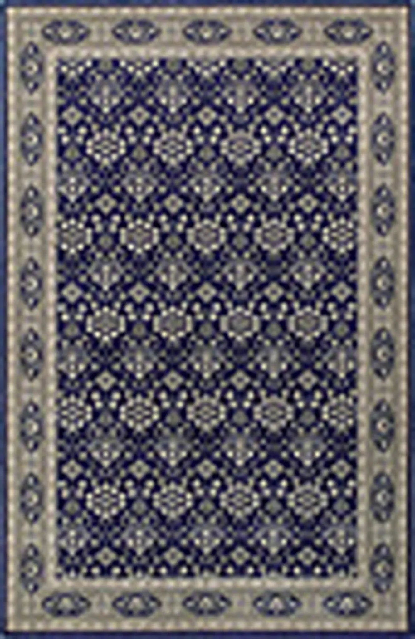 Richmond 119B Navy / Grey Rug