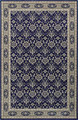 Richmond 119B Navy / Grey Rug