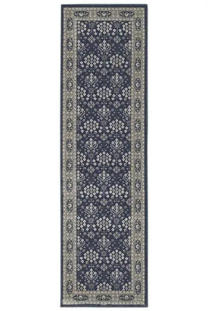 Richmond 119B Navy / Grey Rug