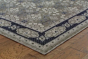 Richmond 119U Grey / Navy Rug