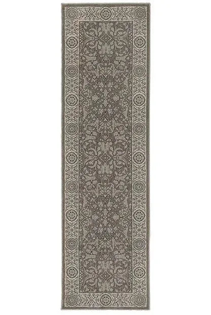 Richmond 1E Grey / Ivory Rug