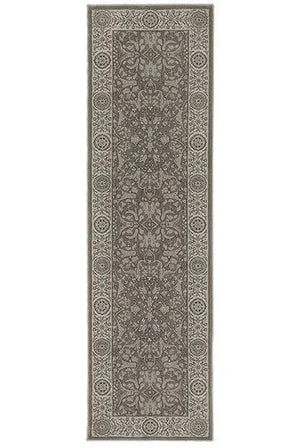 Richmond 1E Grey / Ivory Rug