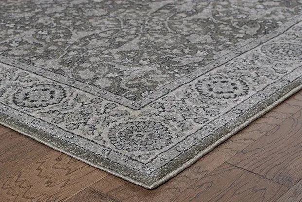 Richmond 1E Grey / Ivory Rug