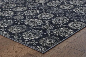 Richmond 214H Navy / Grey Rug