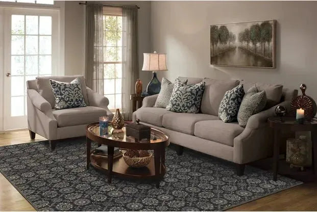 Richmond 214H Navy / Grey Rug