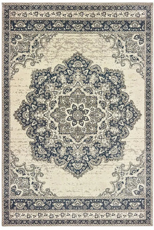 Richmond 5504I Ivory Navy Rug