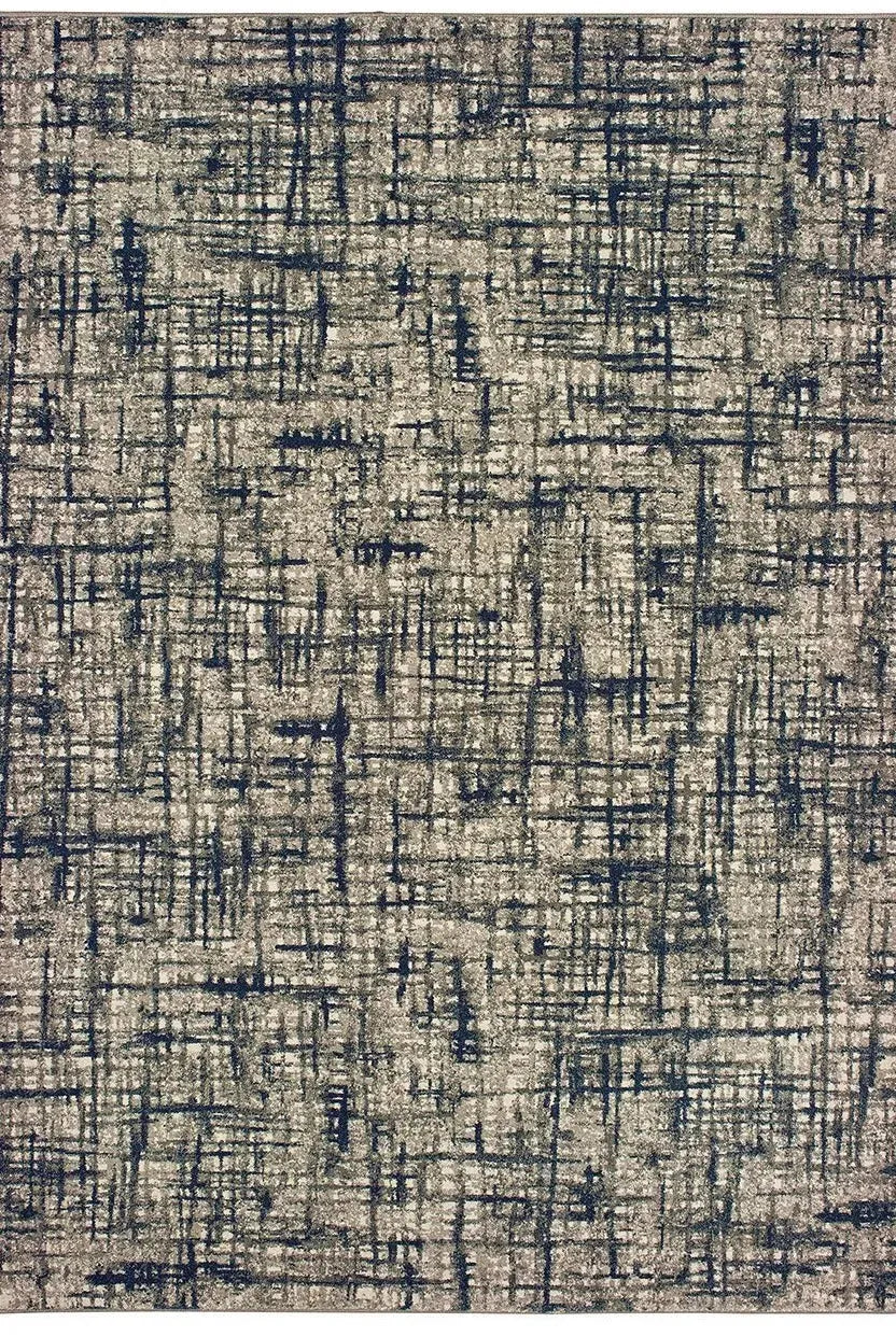 Richmond 802K Grey Navy Rug