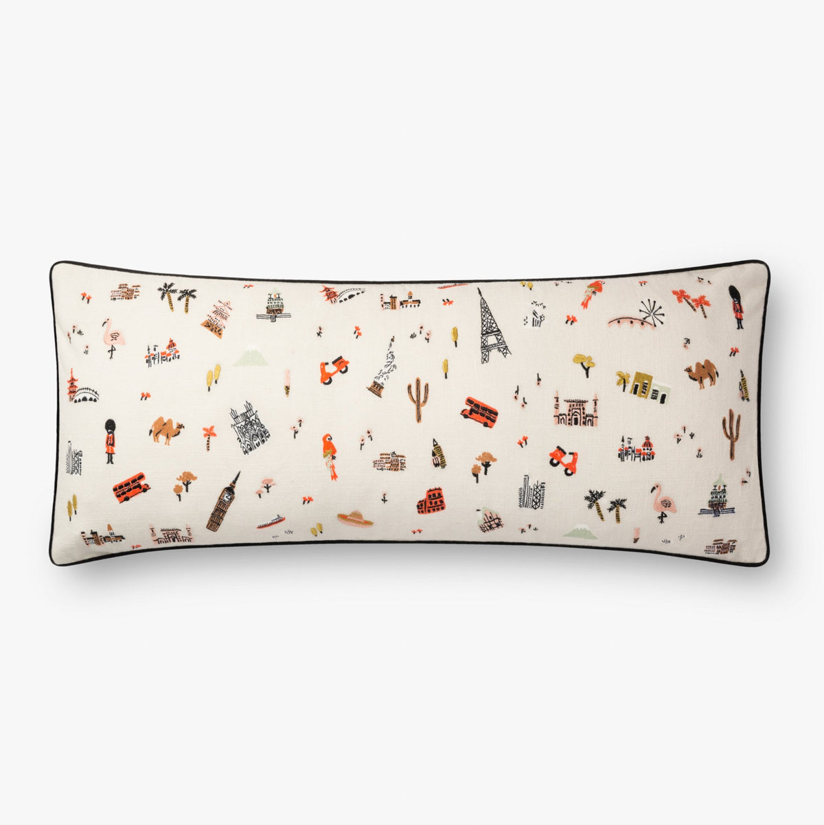 Rifle Paper Co P6012 Ivory/Multi Pillow
