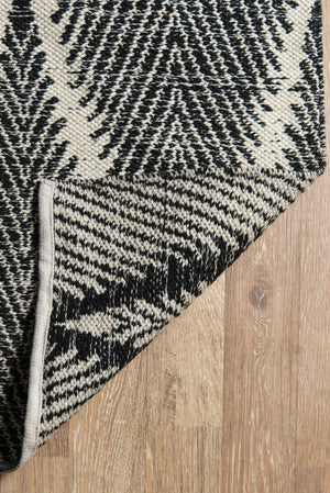 River By Erin Gates Riv-1 Beacon Black Rug