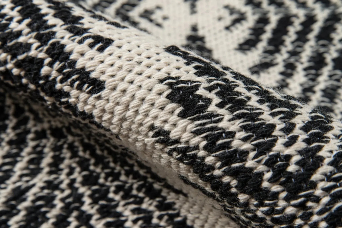 River By Erin Gates Riv-1 Beacon Black Rug