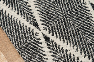 River By Erin Gates Riv-1 Beacon Black Rug