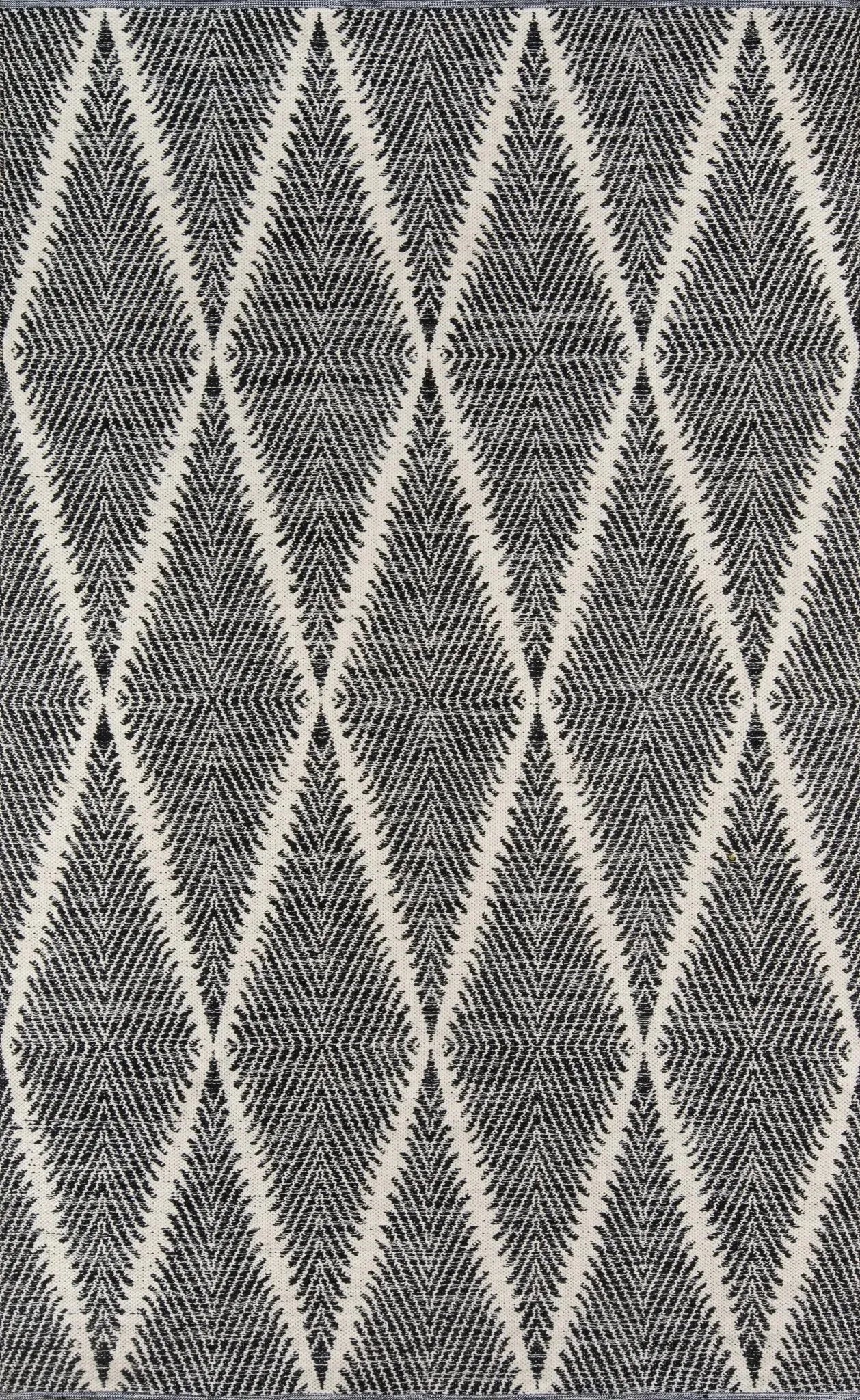 River By Erin Gates Riv-1 Beacon Black Rug