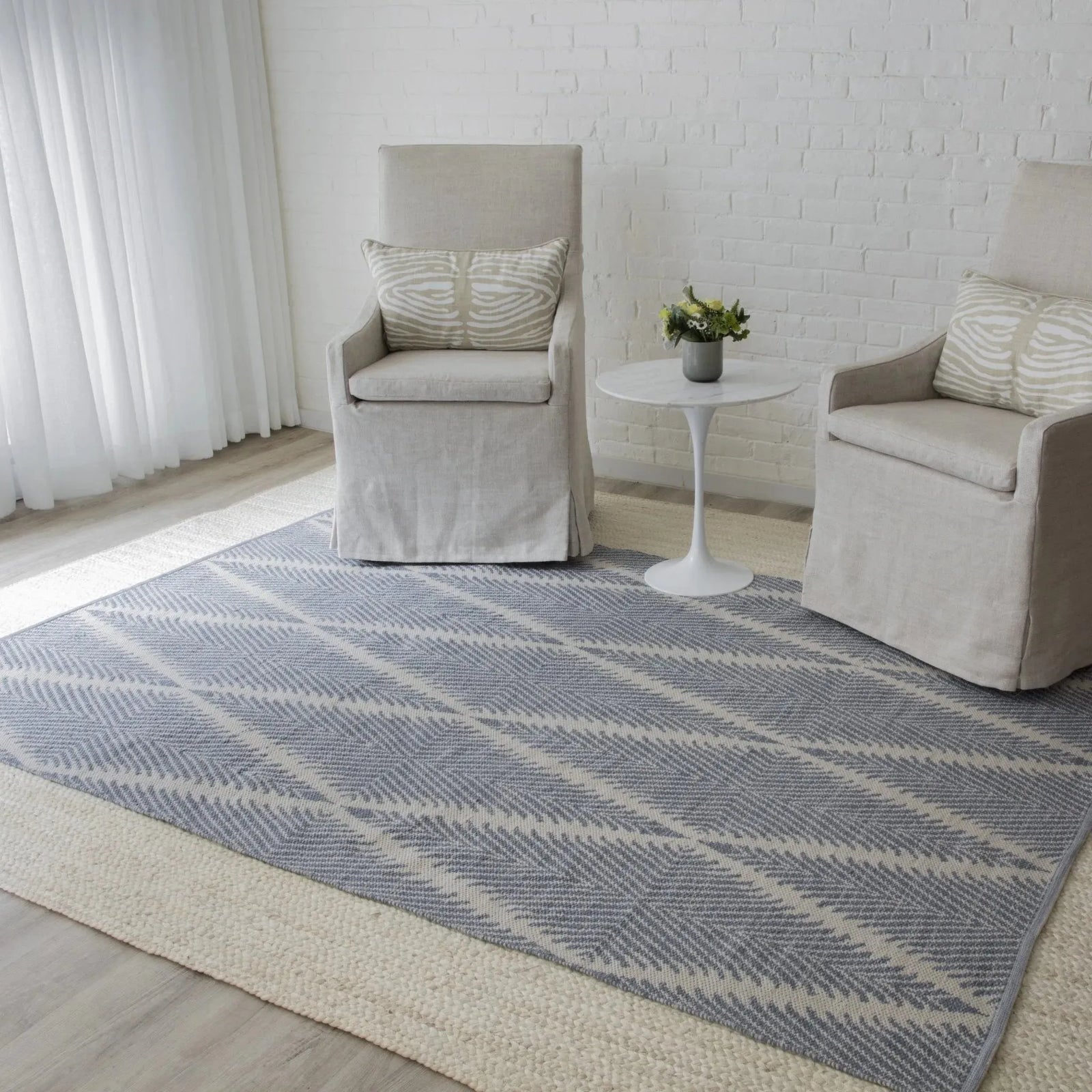 River By Erin Gates Riv-1 Beacon Denim Rug