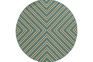 Riviera 4589J Blue/ Ivory Rug