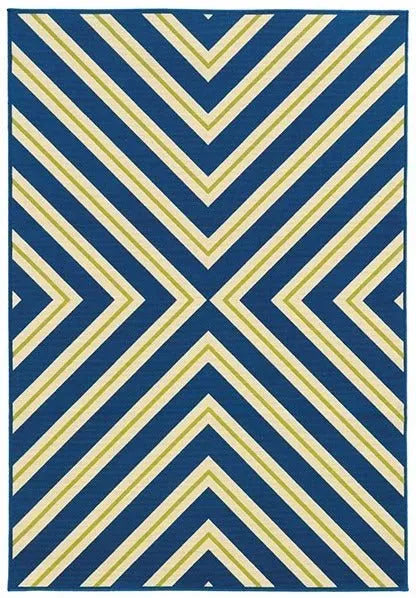 Riviera 4589L Blue/ Ivory Rug