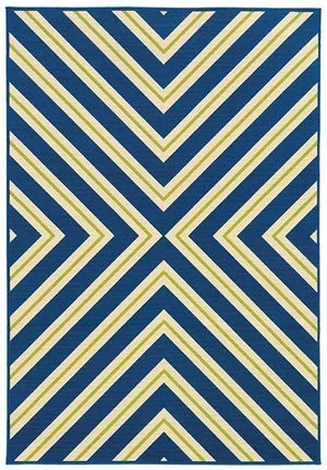 Riviera 4589L Blue/ Ivory Rug
