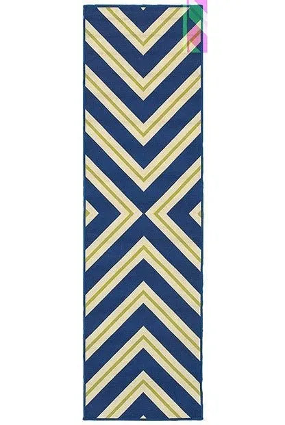 Riviera 4589L Blue/ Ivory Rug