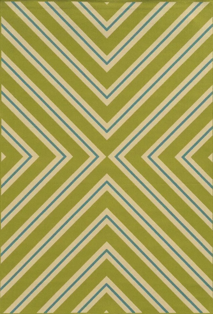 Riviera 4589M Green/ Ivory Rug